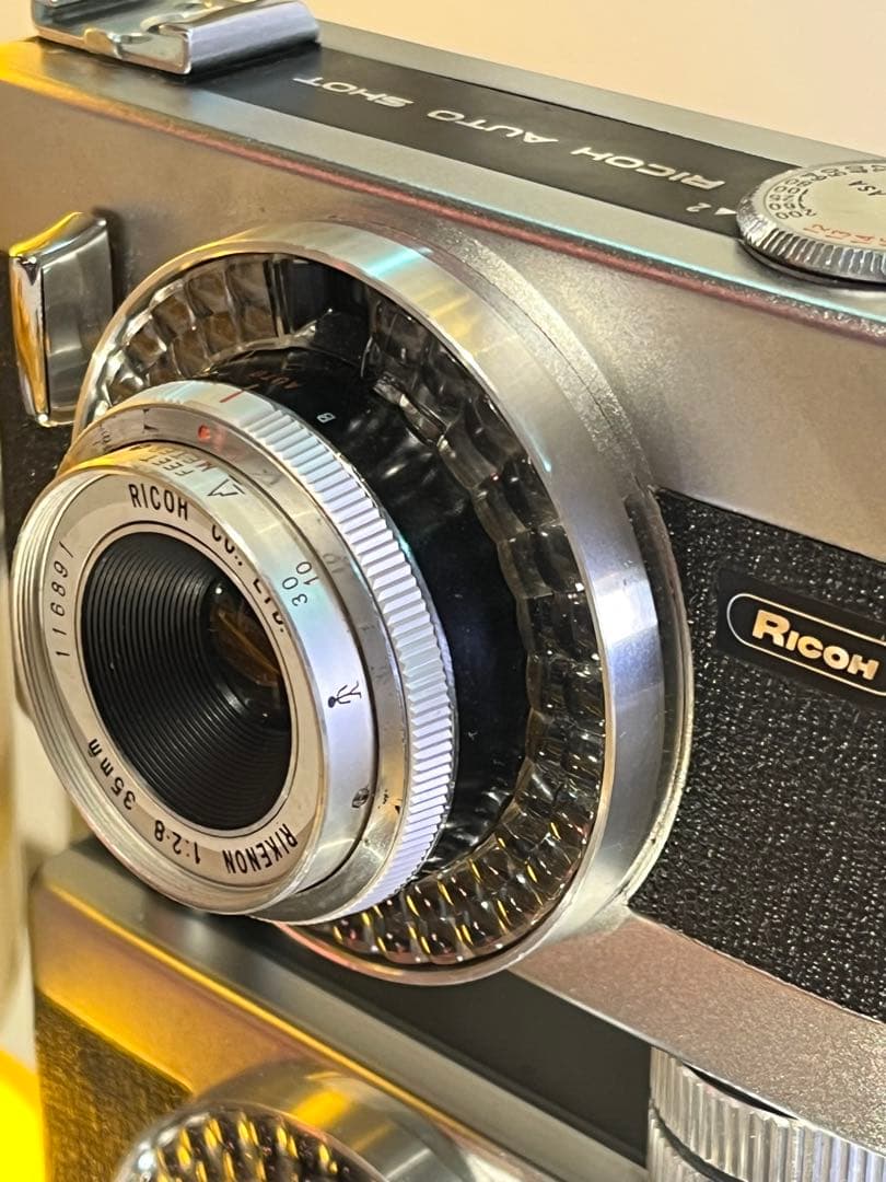 RICOH AUTO SHOT 美品 動作確認済 クリアな光学 ゼンマイ巻上