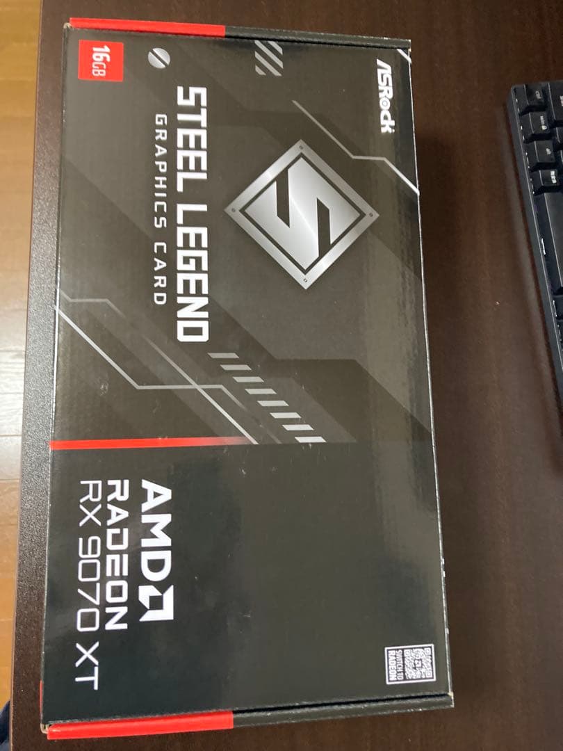 グラフィックボード・グラボ・ビデオカード ASROCK RX9070xt steel legend Dark