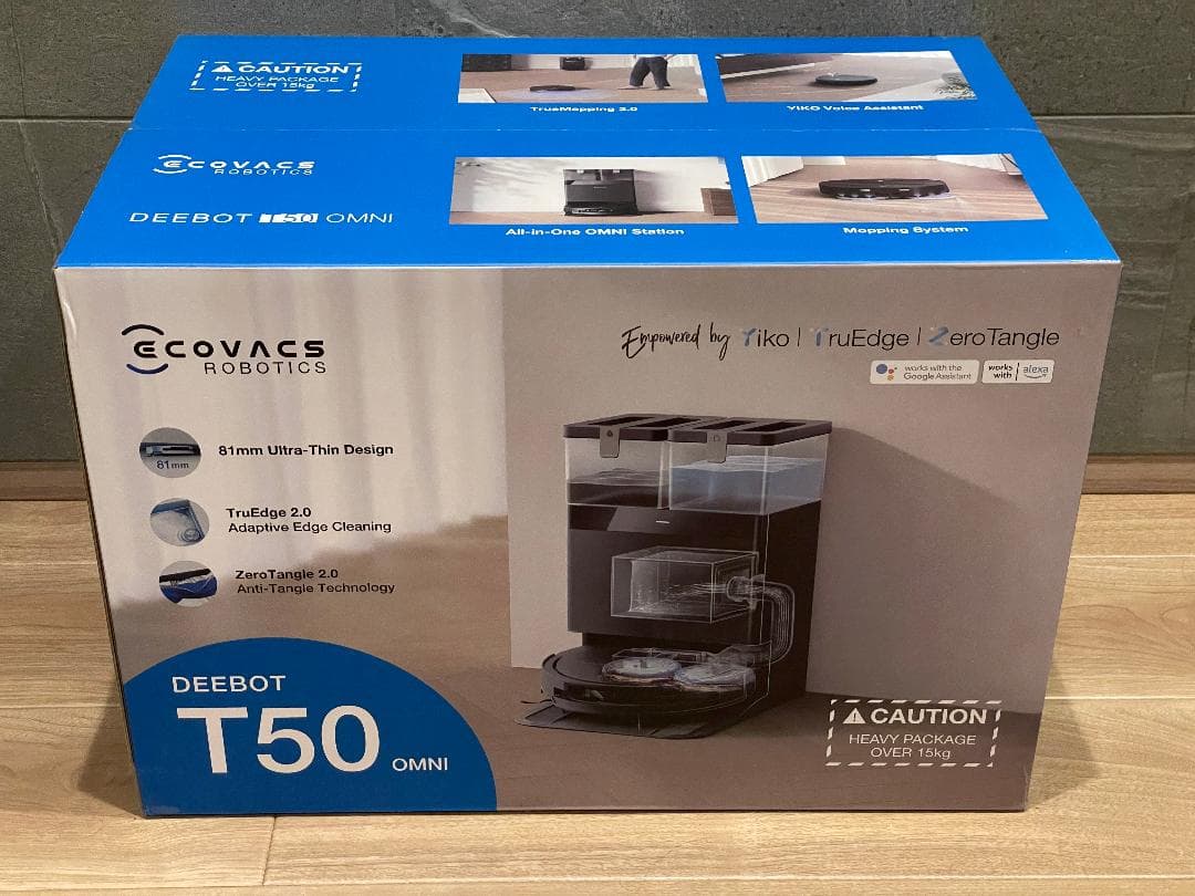 ECOVACS(エコバックス) T50 OMNI ロボット掃除機