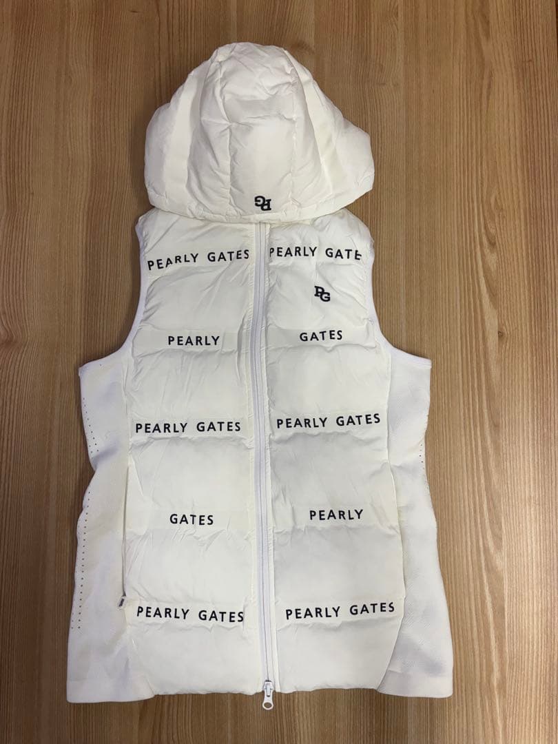 MJ PEARLY GATES フード付きダウンベスト