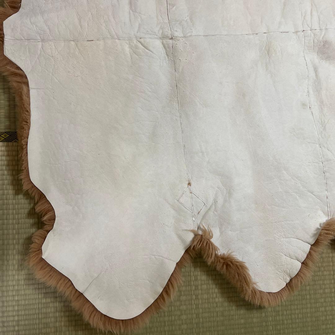 【好塩基球】ムートンラグ　ブラウン　6匹分　135×165