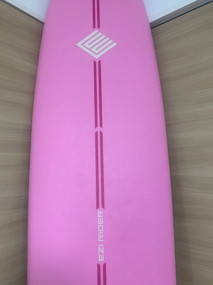 【美品】Ezi Rider ファンボード 7'6ピンク(リーシュ付き)