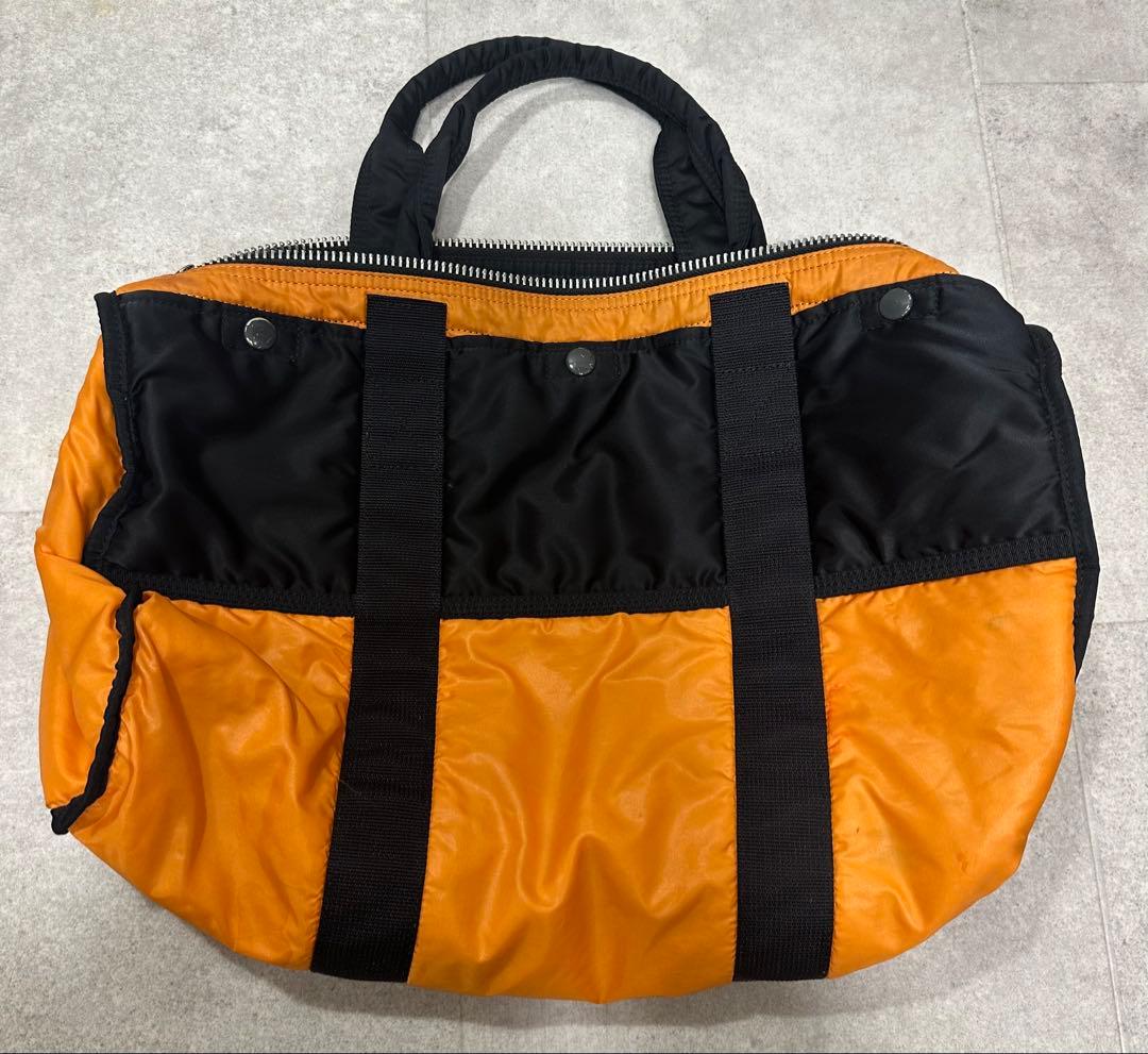 [美品]廃盤 ポーター タンカー ボストンバッグ ダッフル 2way ブラック