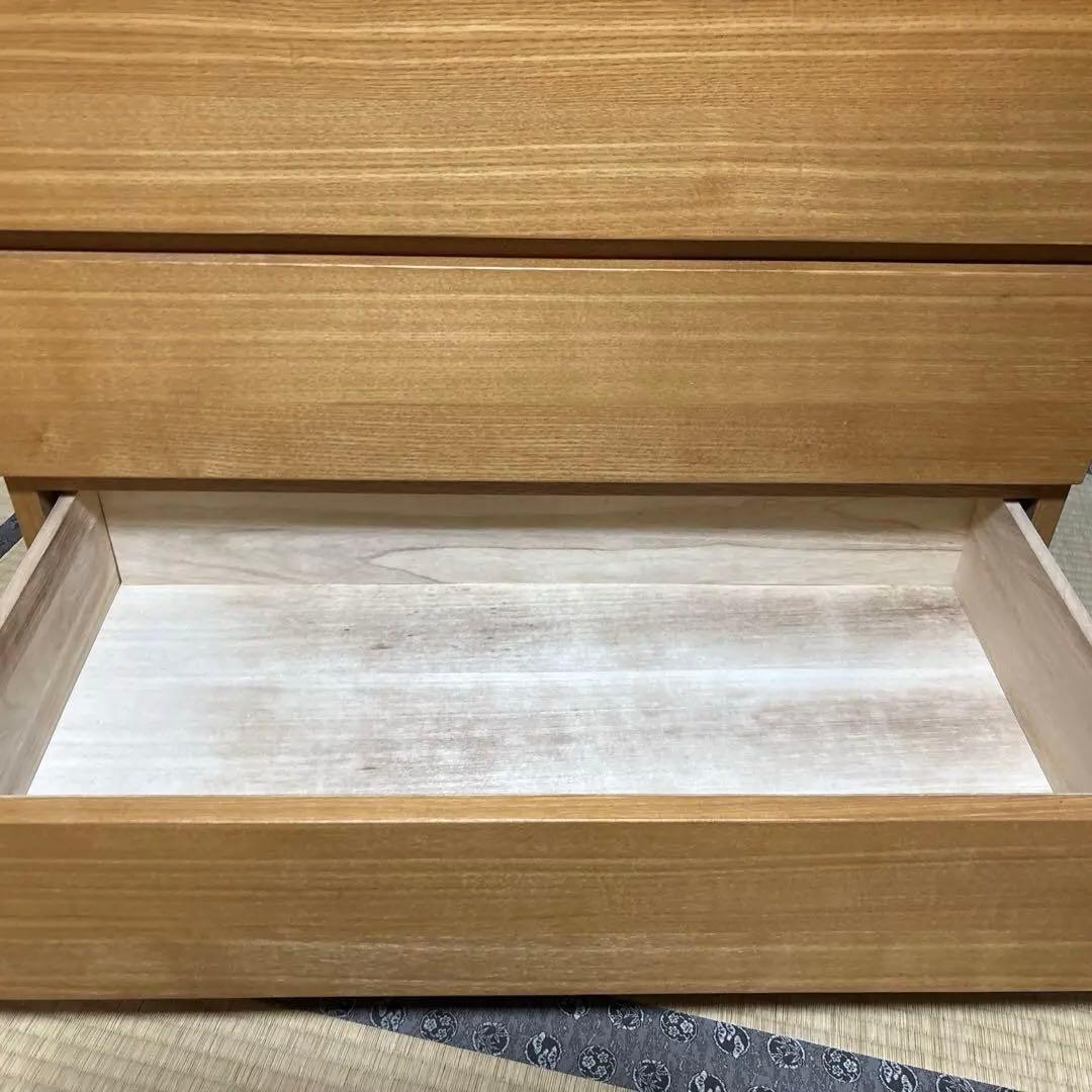 無印良品チェスト　脚付き　廃盤 たのメル便込み