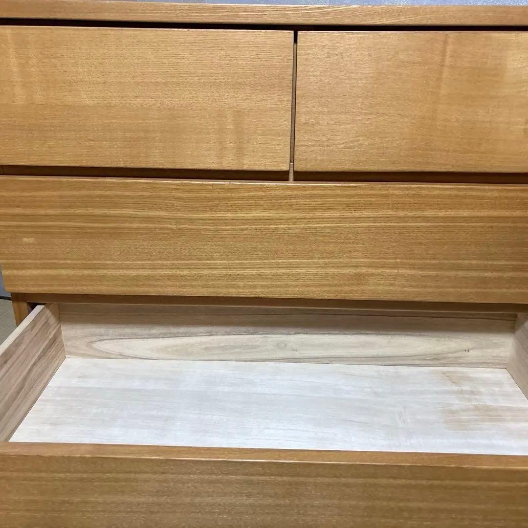 無印良品チェスト　脚付き　廃盤 たのメル便込み