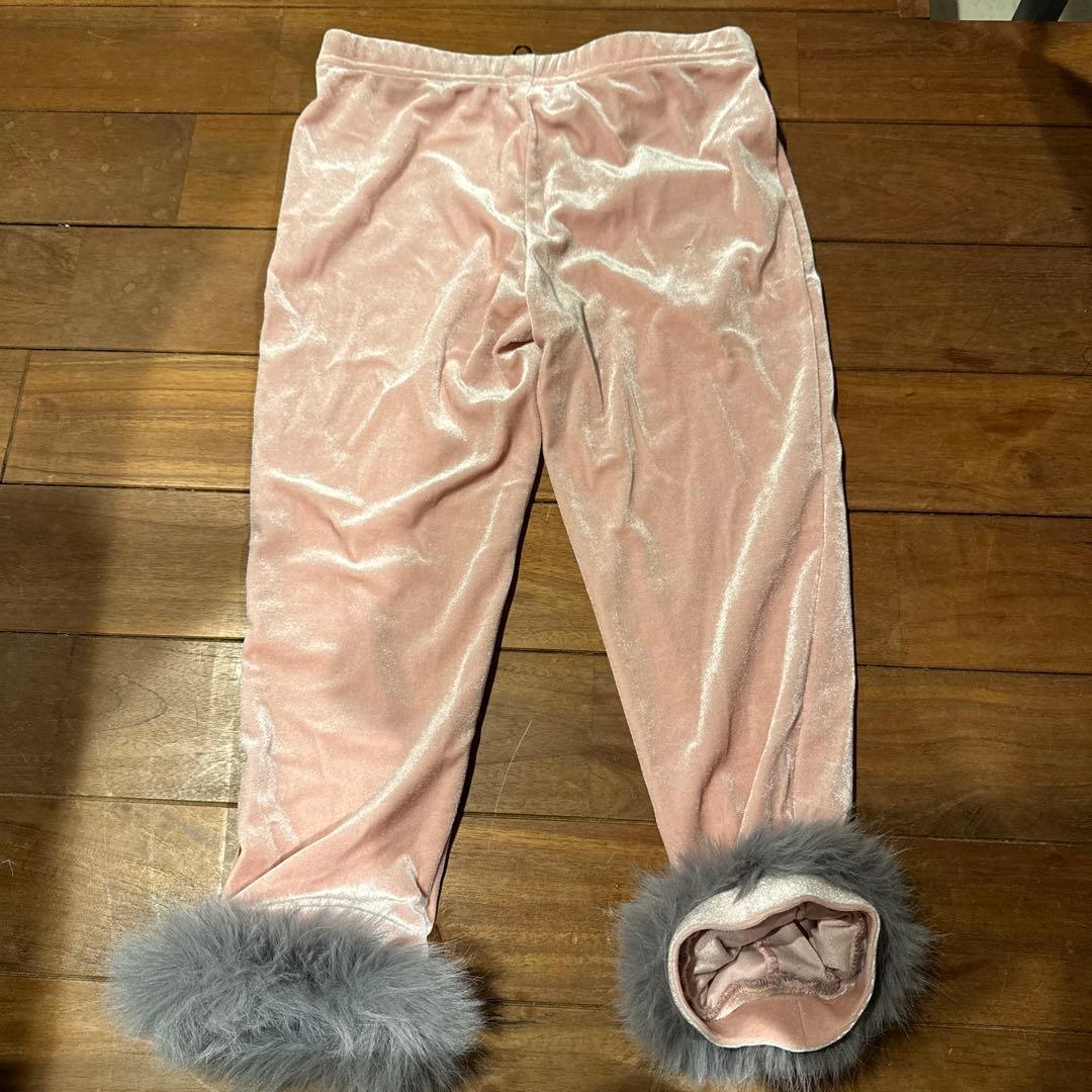 PRAYINGパンツ SPORTS VELOUR CAPRIS / PINK