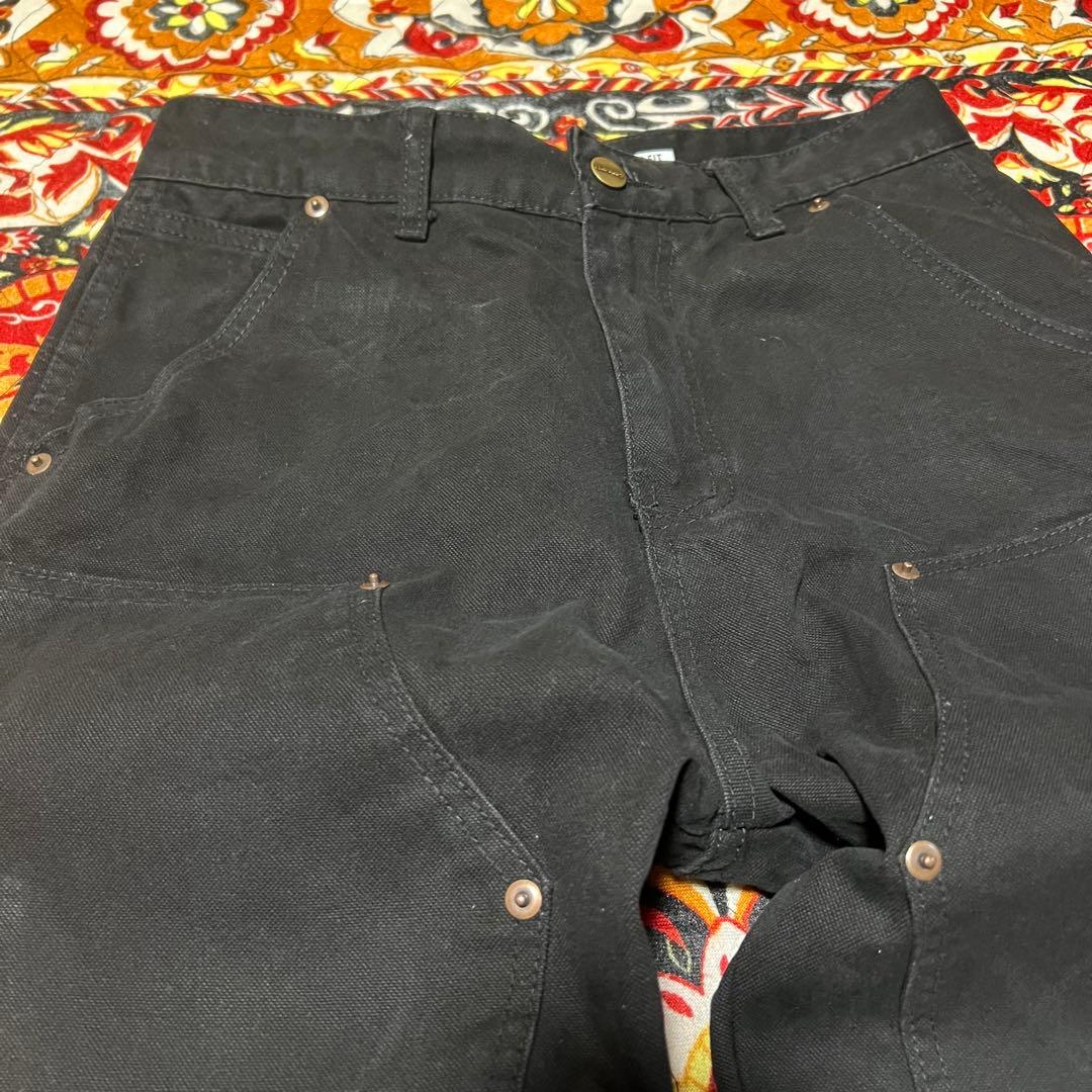 パンツ Carhartt double knee black