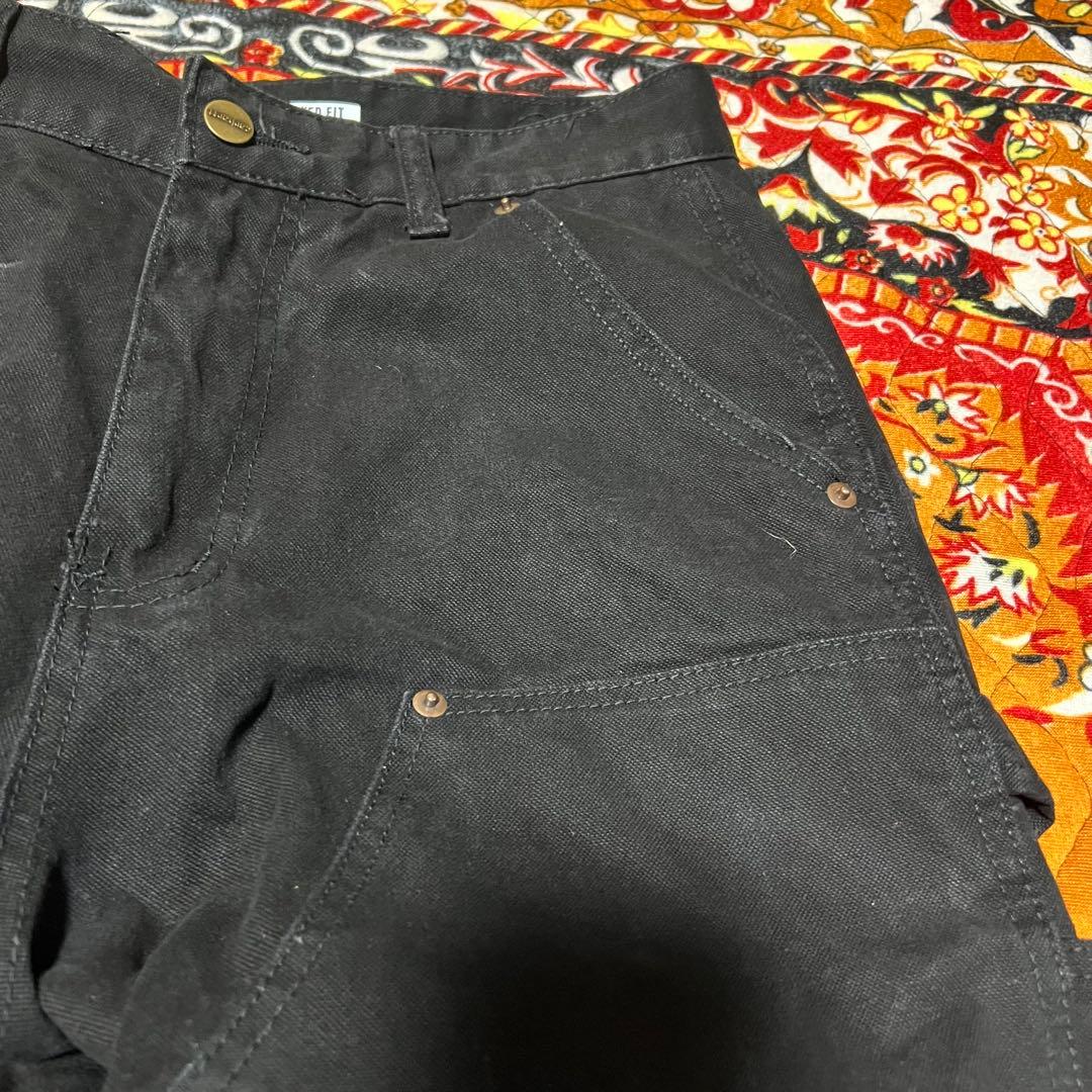 パンツ Carhartt double knee black