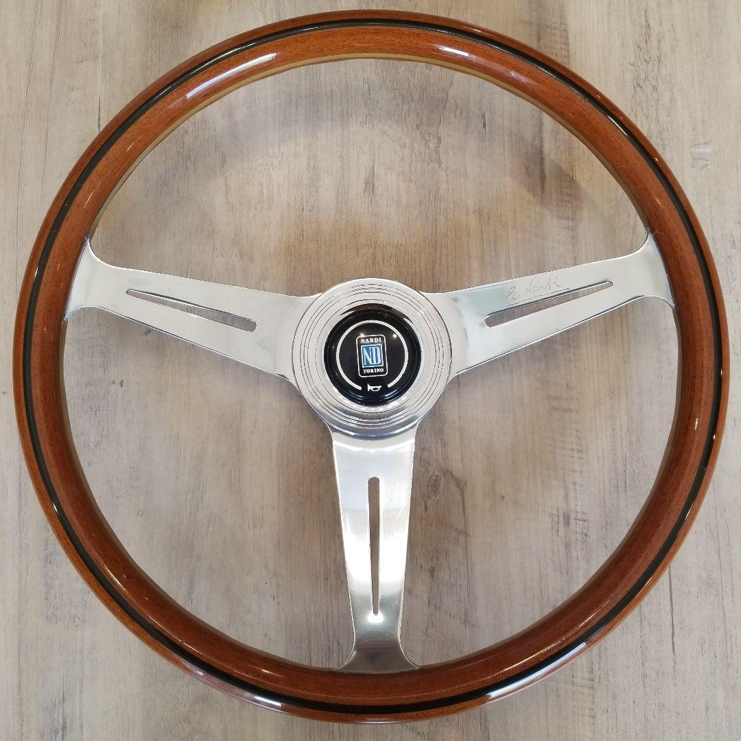 NARDI★ナルディクラシックウッドポリッシュ/当時物ヴィンテージ　37Φ