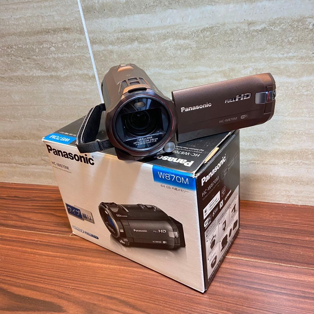 Panasonic HC-W870M ビデオカメラ ほぼ新品 3390