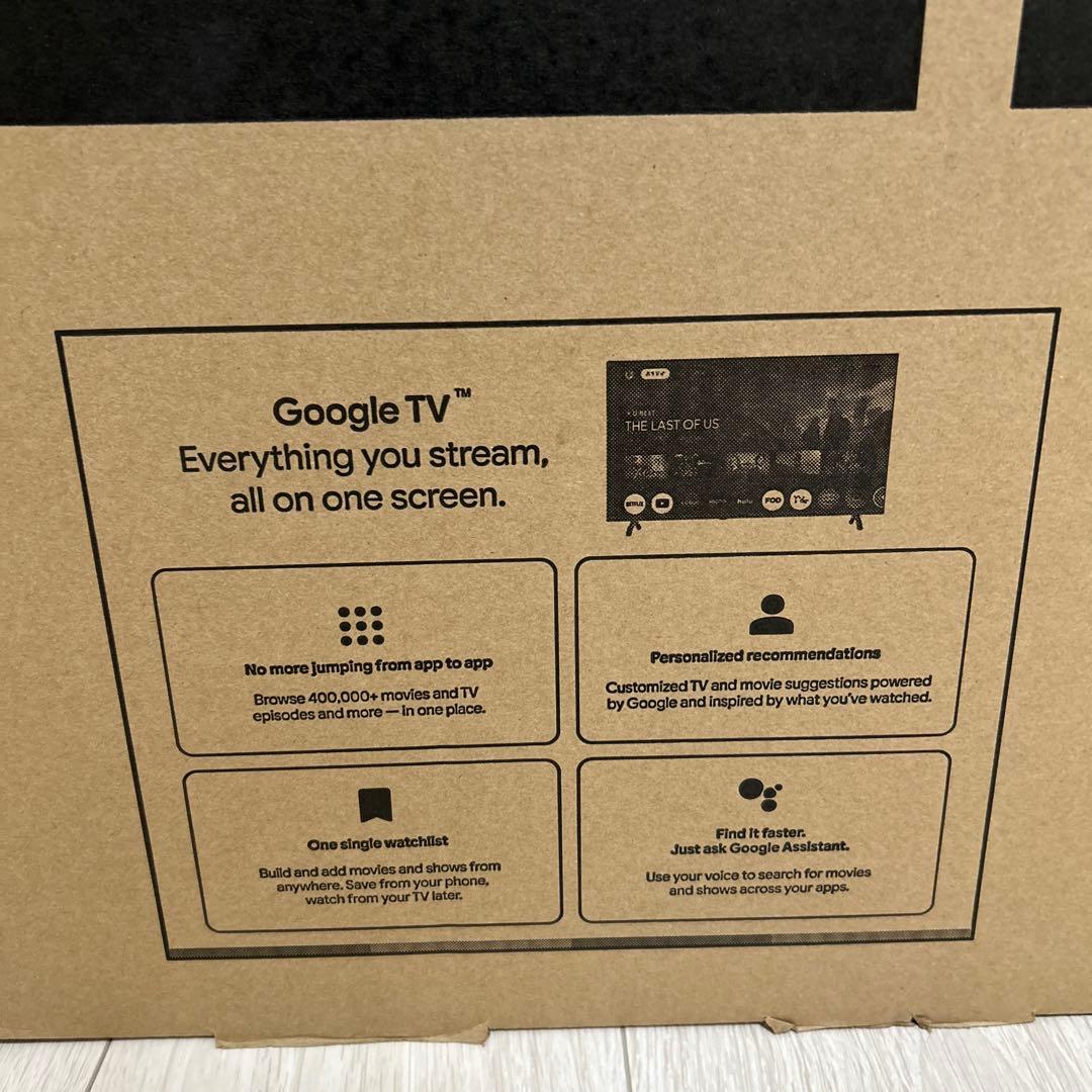 【値下げSKYWORTH 43インチ チューナレスGoogleテレビ 新品未開封