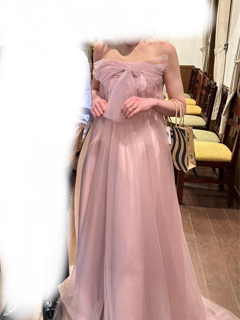 ウェディング カラードレス