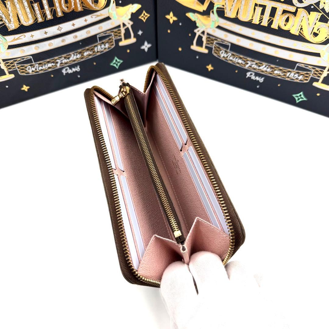 ルイヴィトン ポルトフォイユ クレマンス モノグラム ローズバレリーヌ 長財布