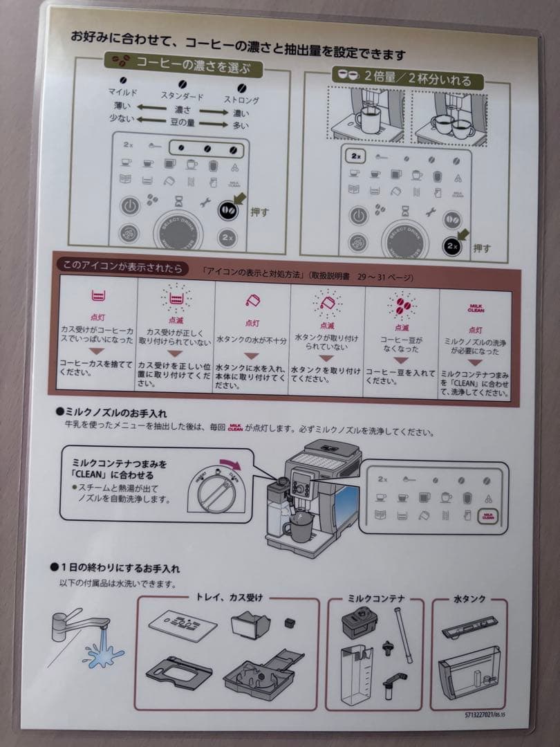 DeLonghi Magnifica S カプチーノ　スマートコンパクト