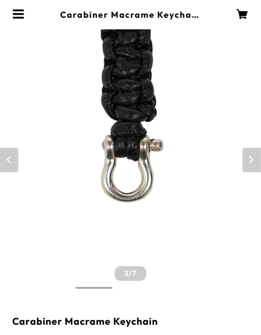 小物 DECi Carabiner Macrame Keychain OVY