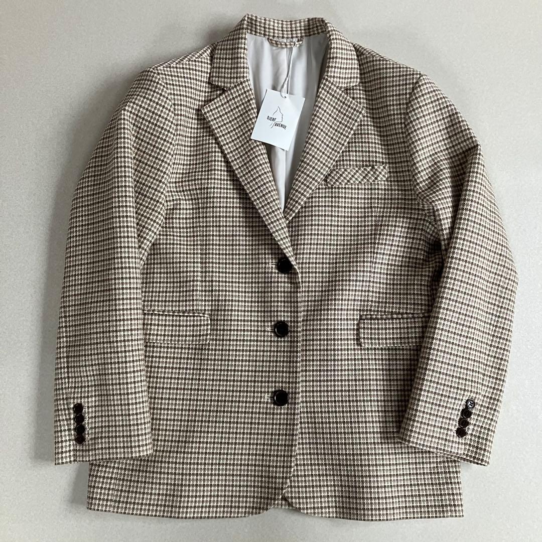 【DJERF AVENUE】Weekend Blazer Checked Oat