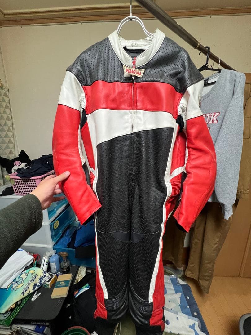NANKAI レザー製 レーシングツナギ XL
