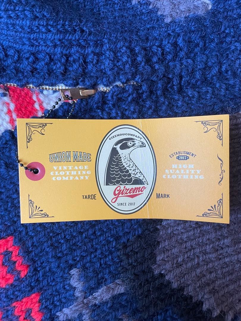 Lightning 30周年記念企画　GIZEMOミリタリーカウチンセーター　L