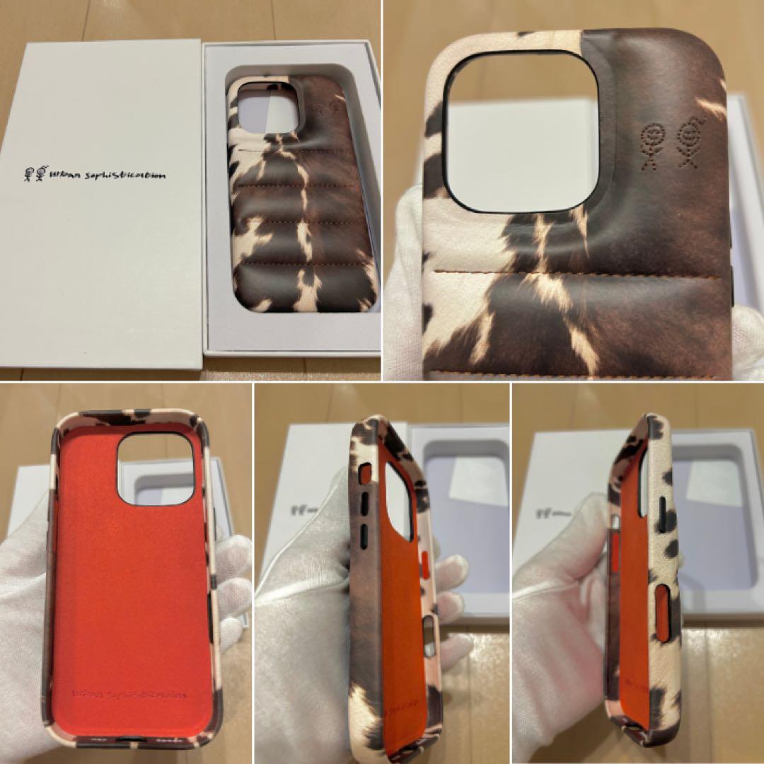 Urban Sophistication/iPhone16Proカウ柄 残り1点