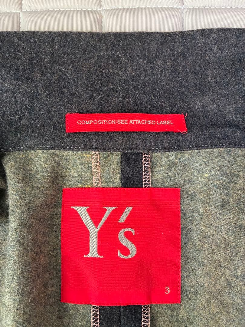 新品同　新品同　ワイズ Y's ジャケット　コート　モダン
