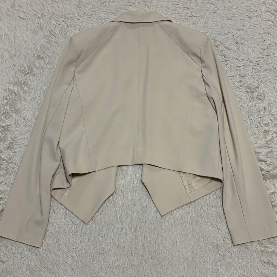 AIMER 現行モデル ショールカラージャケット ベージュ Lサイズ