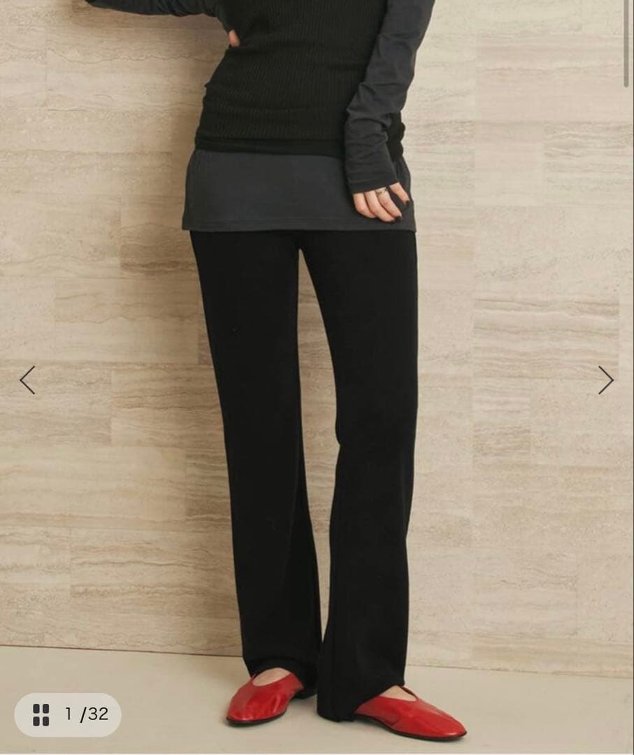 Plage 18G スムース パンツ　新品未使用