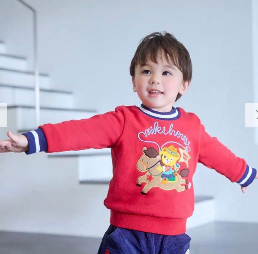 ミキハウス　プッチー　2026 干支　午年　トレーナー　馬　限定　100cm