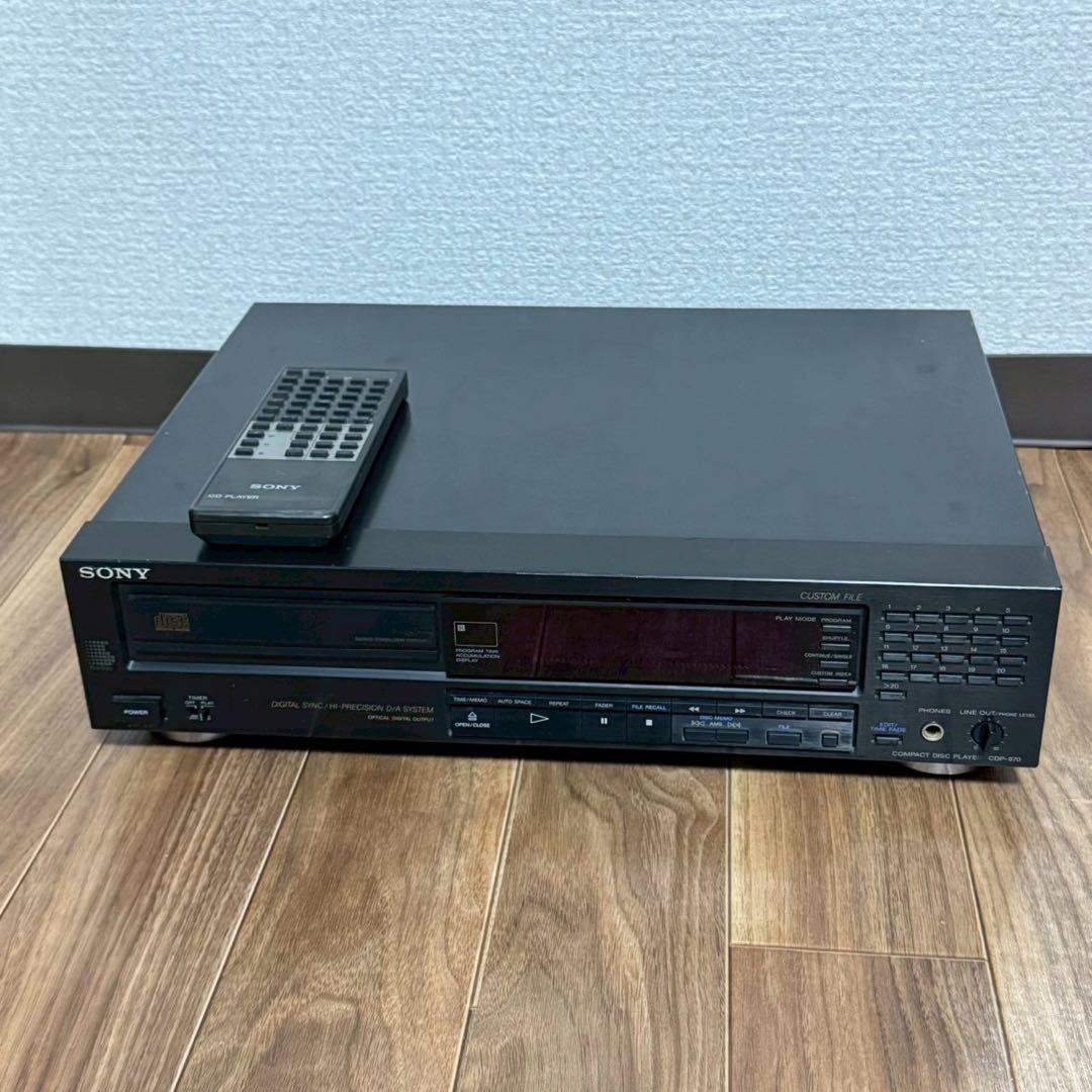 SONY ソニー　CDP-970　　RM-D570 リモコン