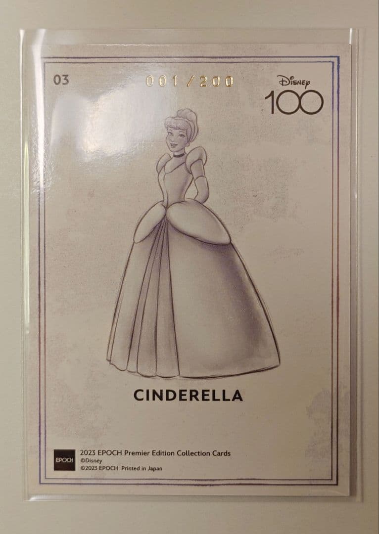 ディズニー100周年記念：Disney100 EPOCH コレクションカード