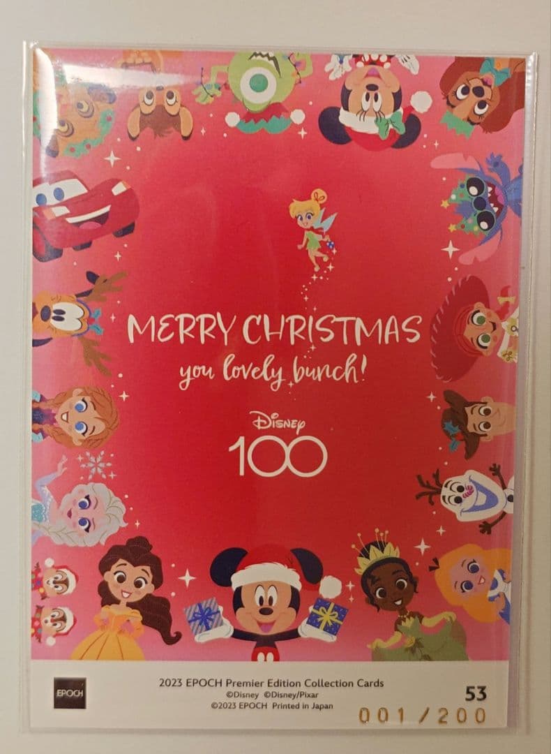 ディズニー100周年記念：Disney100 EPOCH コレクションカード