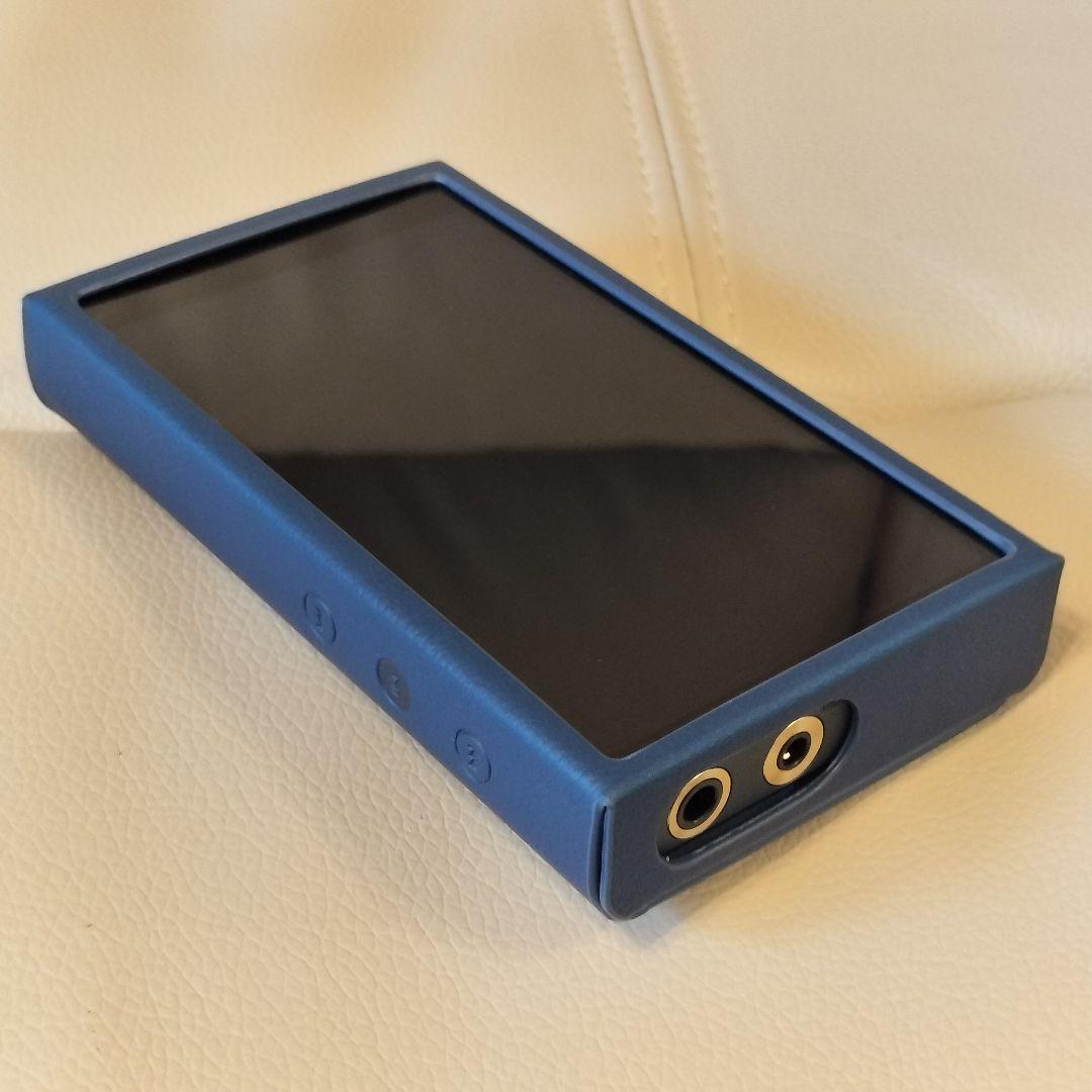 FiiO M21 ダークブルー（ほぼ新品） ガラスフィルムとレザーケース付