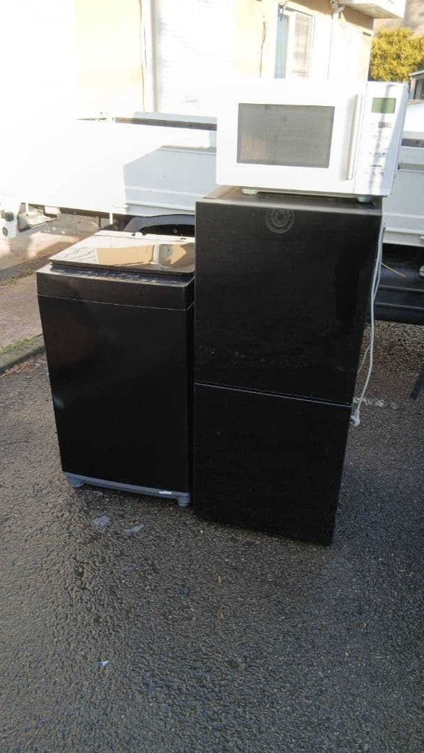 地域限定配送無料　最新　冷蔵庫＆洗濯機＆電子レンジ　3点セット