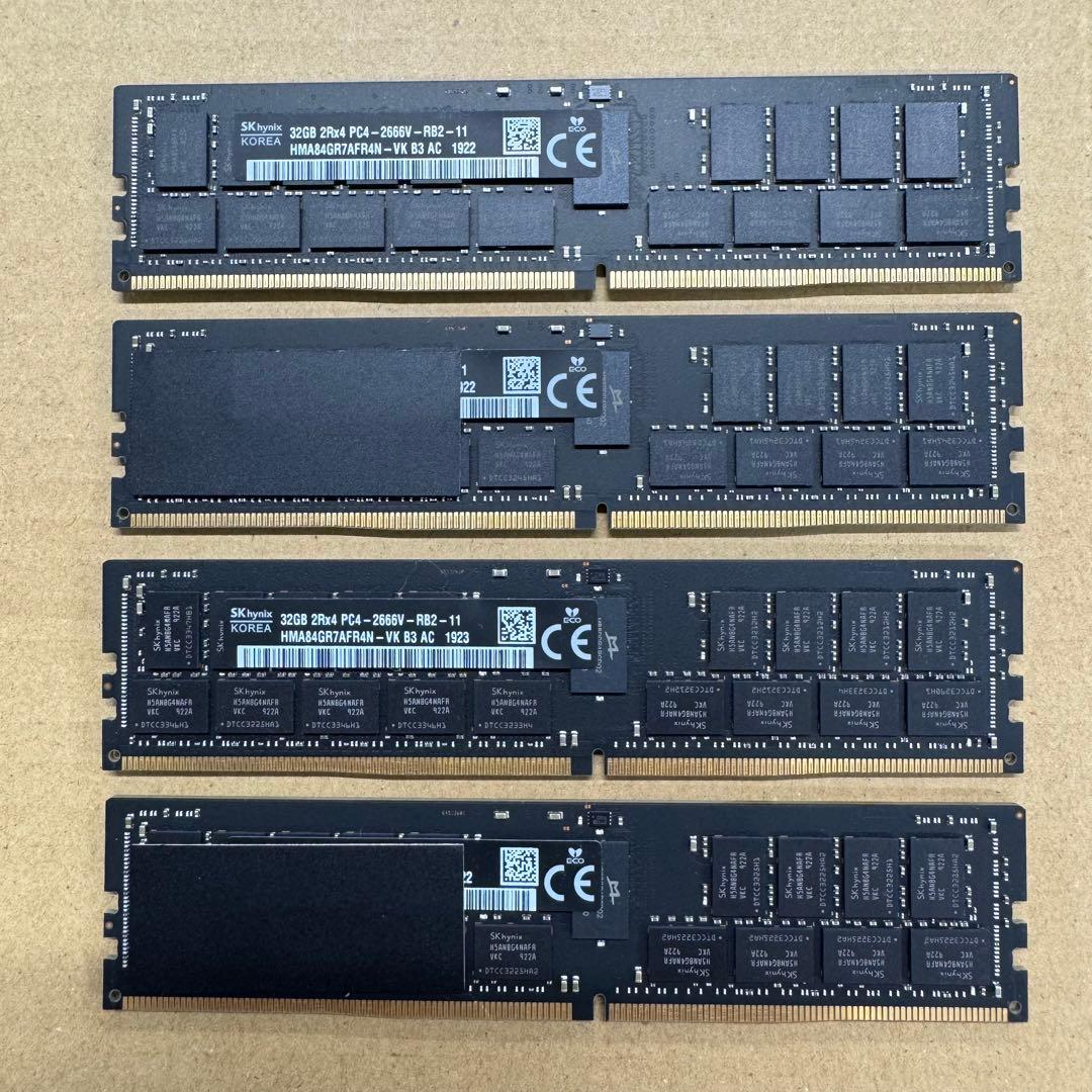 iMac Pro 用純正32GB 4枚セットPC4-2666V