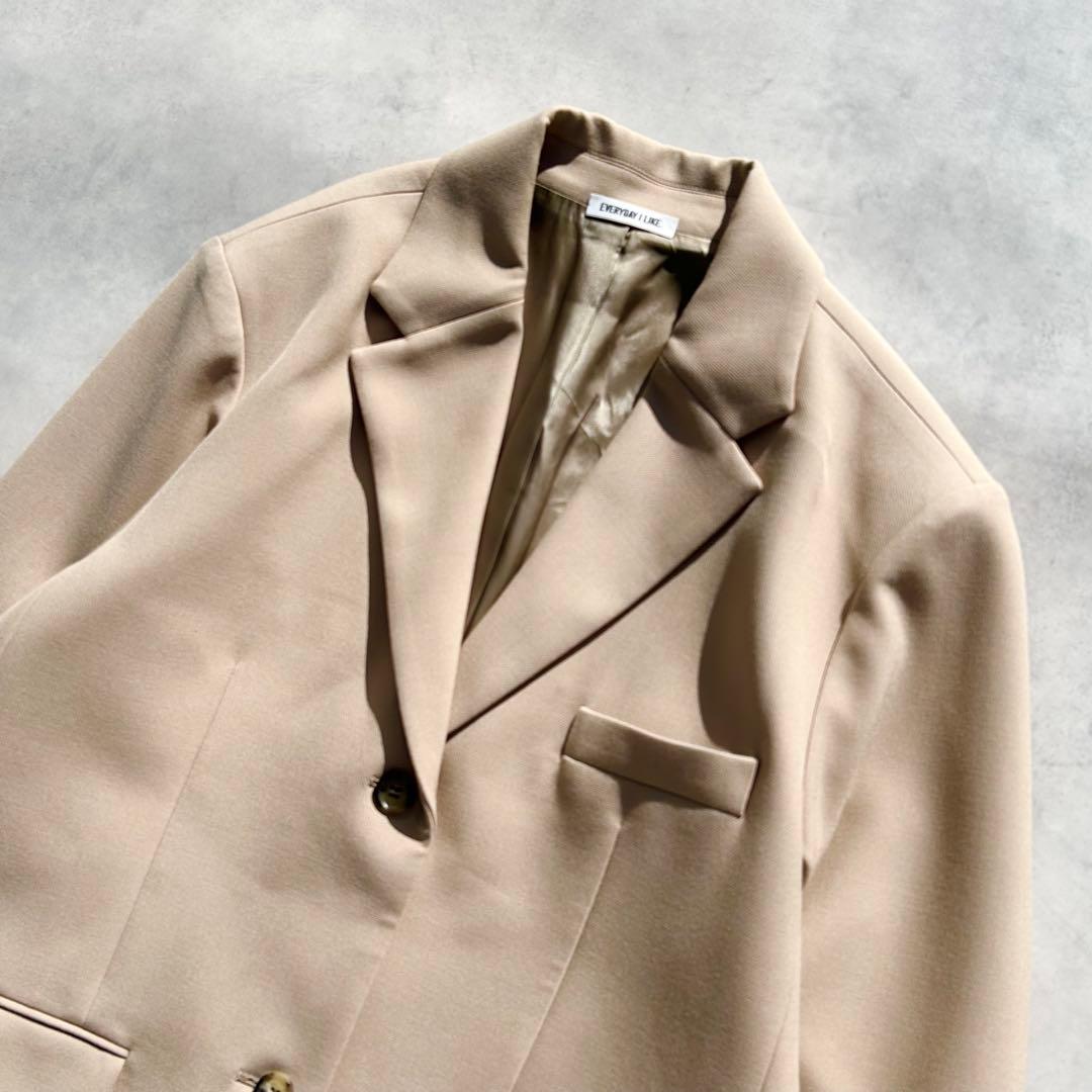 ドゥーズィエムクラス　Neo Avanceジャケット　ベージュ　24AW