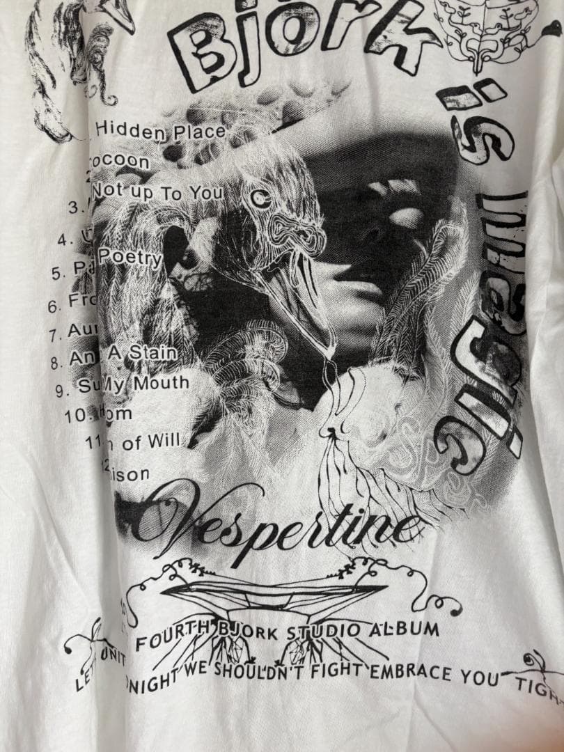 Bjork Björk ビョーク ロンT tシャツ XL ホワイト