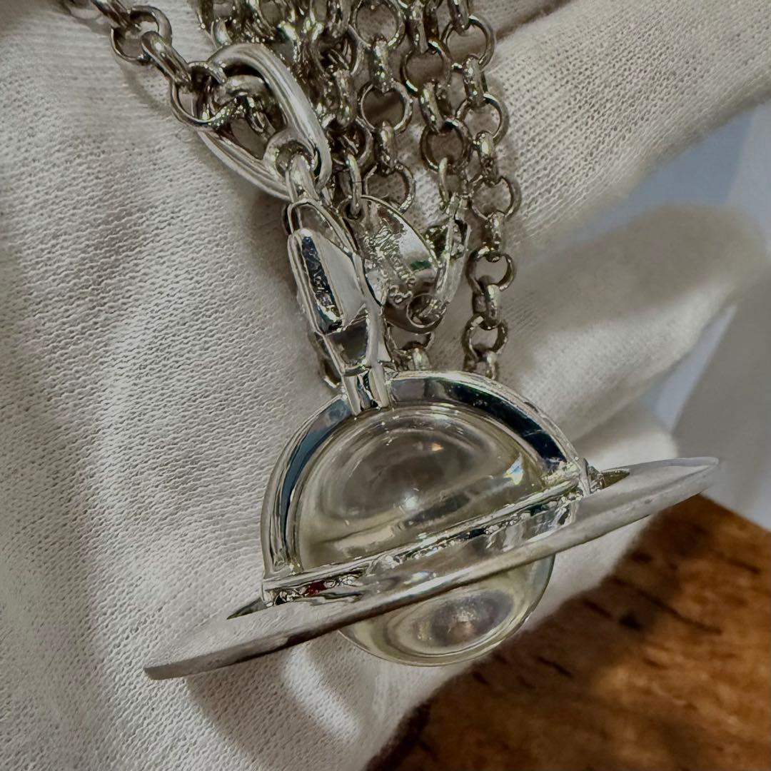 正規美品お箱付 Vivienne Westwoodニュースモールオーブシルバー