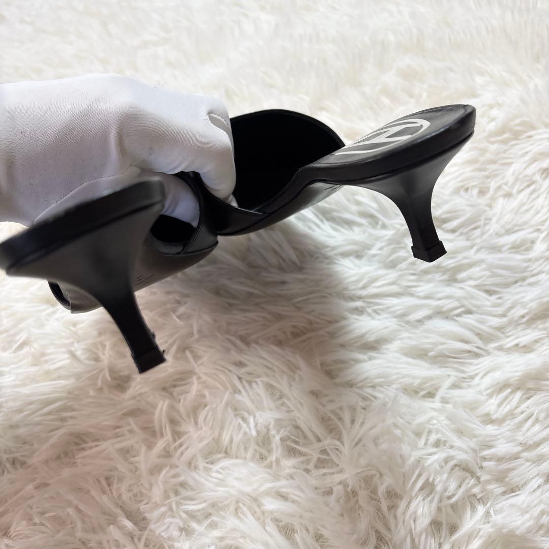 ☆美品☆DIESEL ディーゼル D-VENUS ミュール ハイヒール Dロゴ