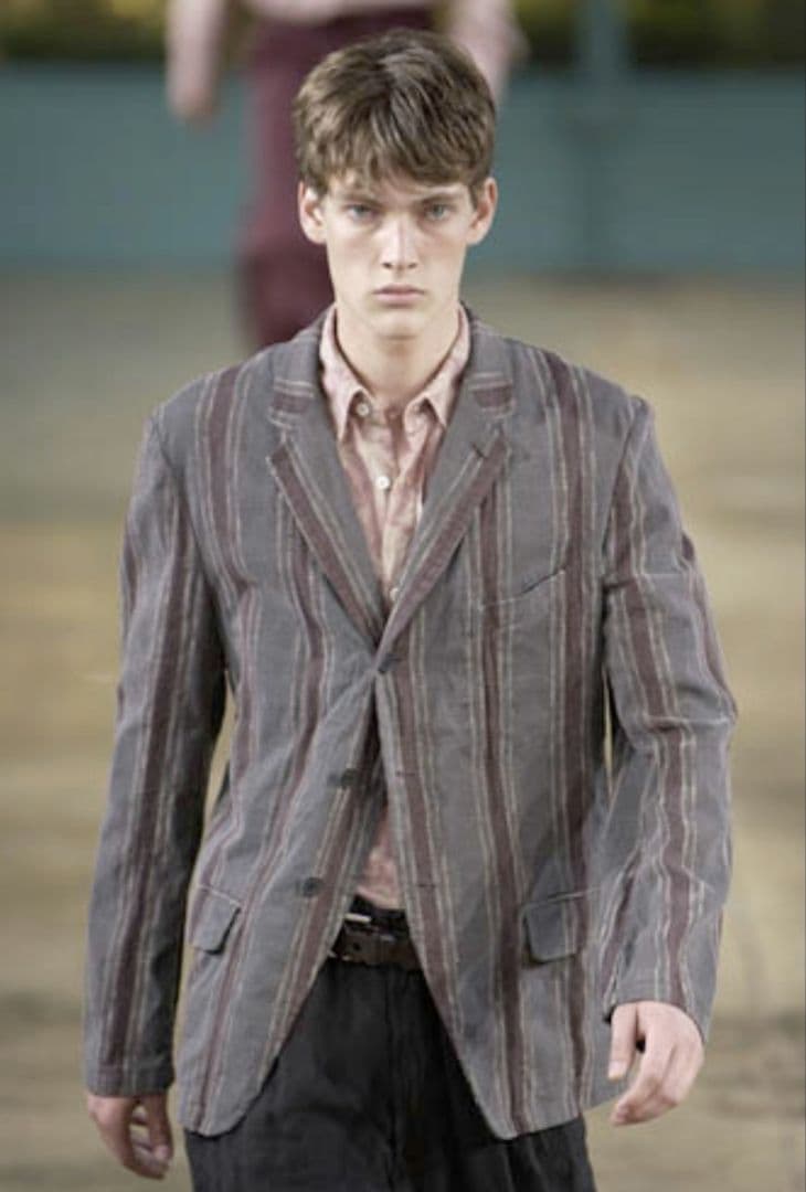 02ss ライカ期 DRIES VAN NOTEN ストライプジャケット