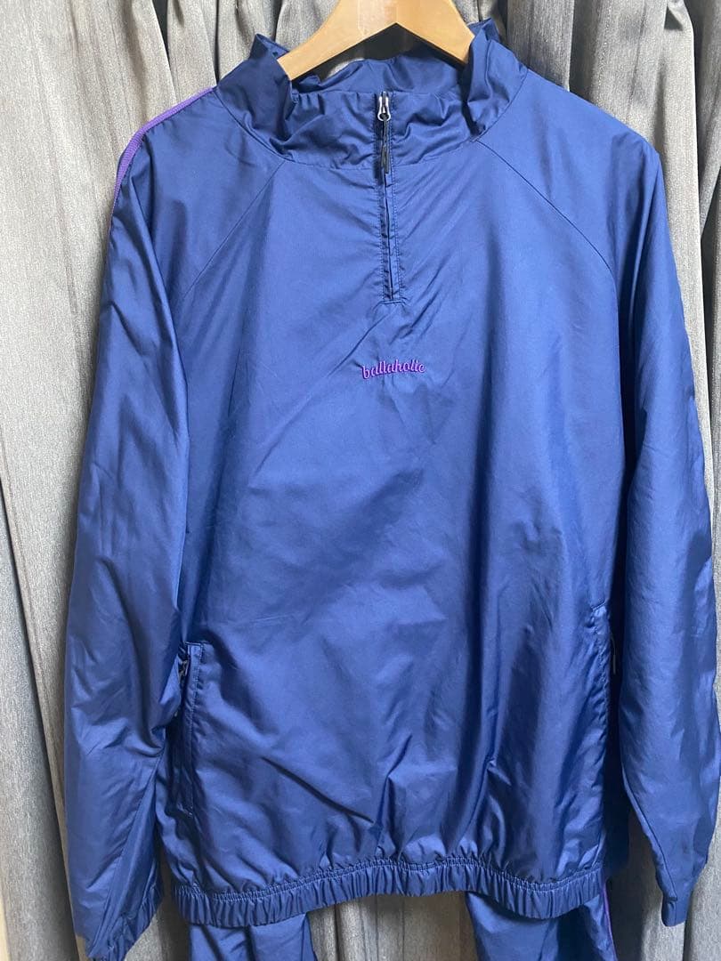 ballaholic ウォームアップウェア L ネイビー セットアップ