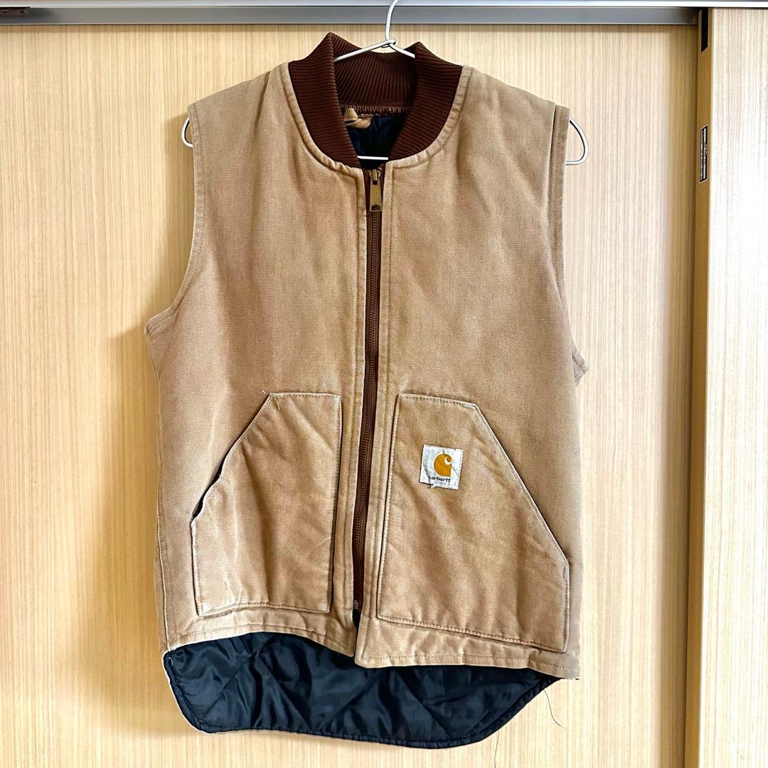 【価格交渉可】 Carhartt カーハート ブラウン ダック ベスト US製