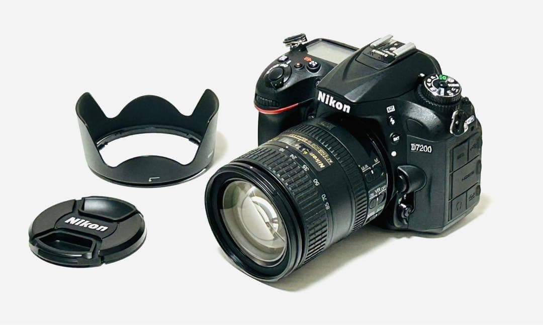 ☆撮影数220回以下☆Nikon D7200ボディ&EDズームVRレンズセット