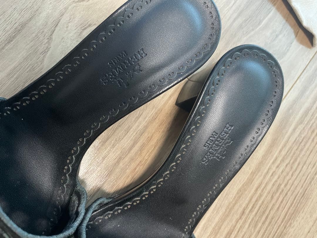 HERMES エルメス　ミュール　サンダル　グラディス　37