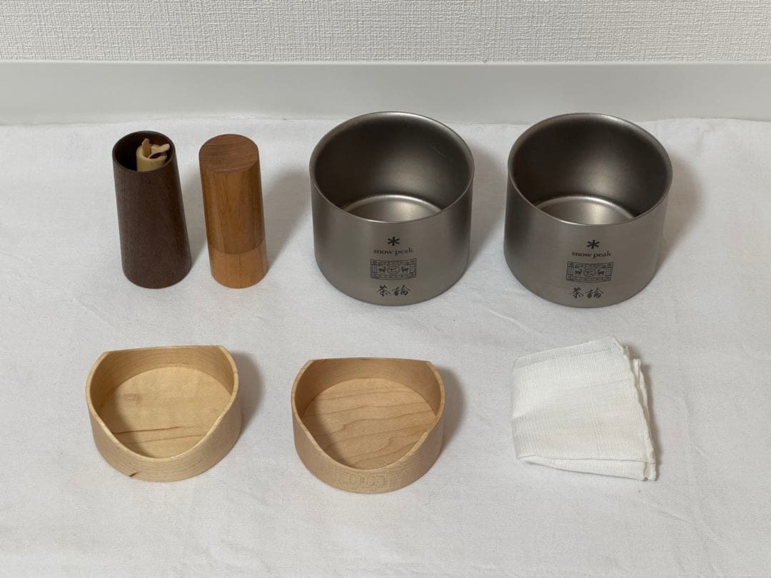 新品・未使用 廃盤 スノーピーク 野点セットダブル 茶論 中川政七商店