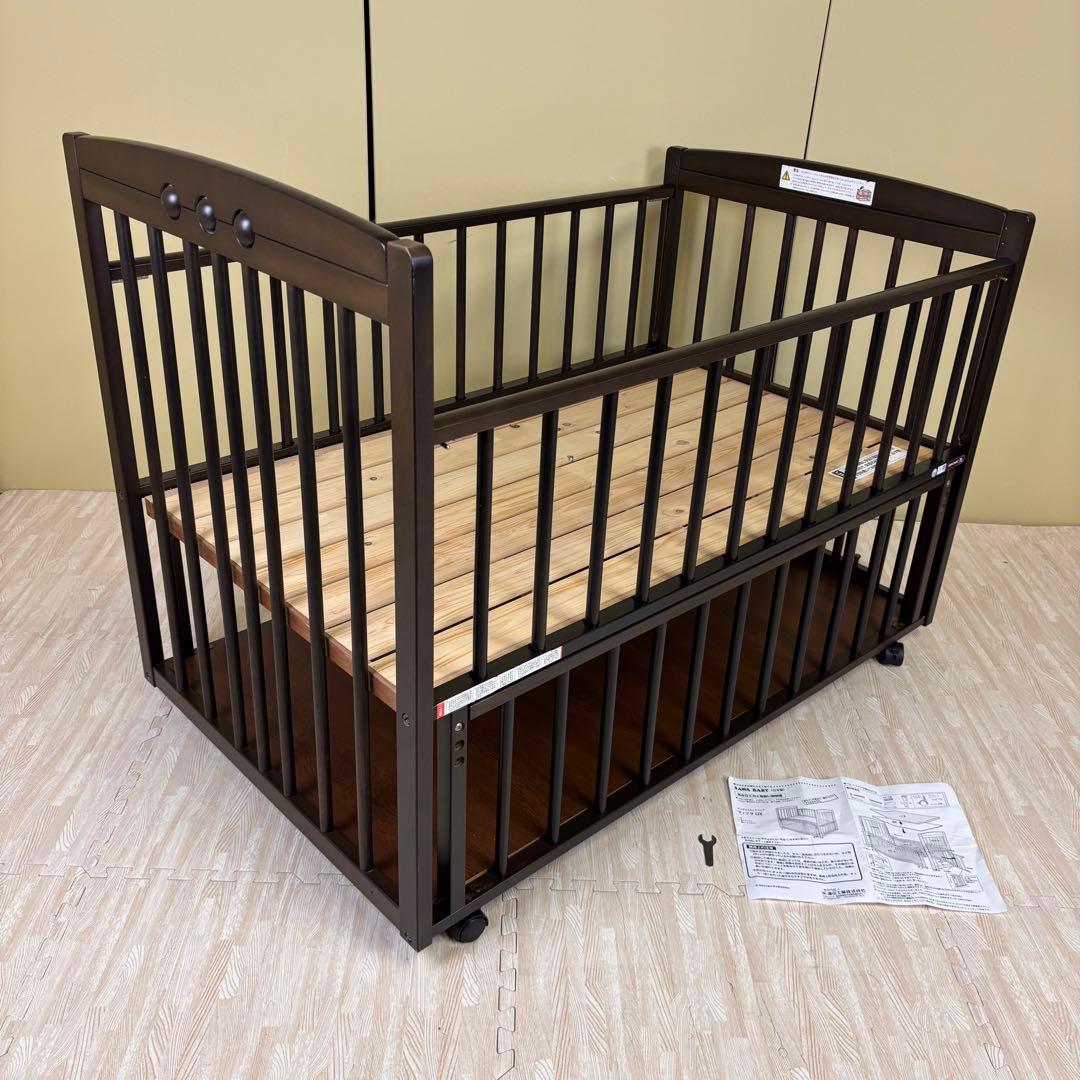 ☆すのこ床板☆　美品　日本製　サワベビー　デュアルスライドベッド　ティアラDX