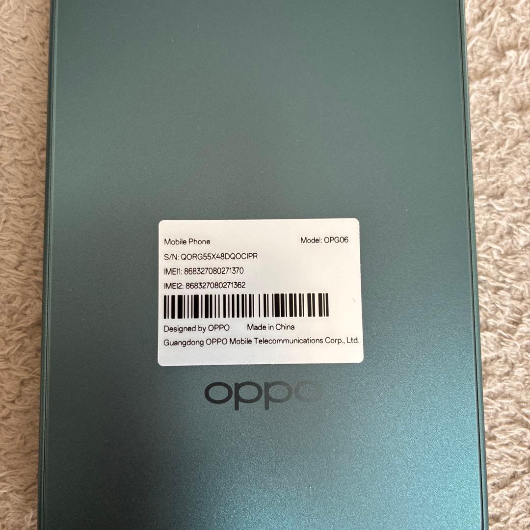 【ほぼ新品】OPPO A5 5G 122GB グリーン