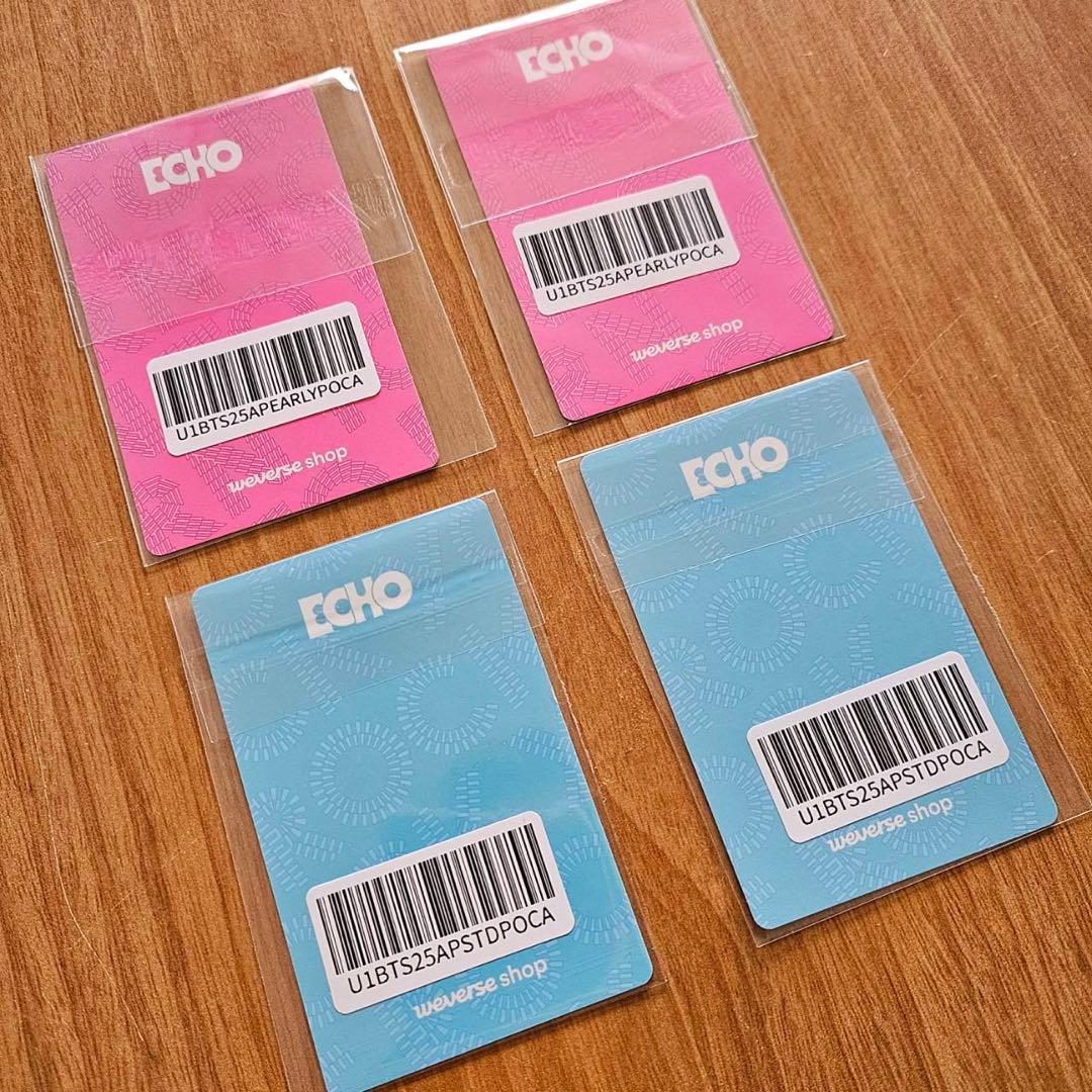 アーリーバード特典 BTS ジン Echo 未公開トレカ ミラー バッジ