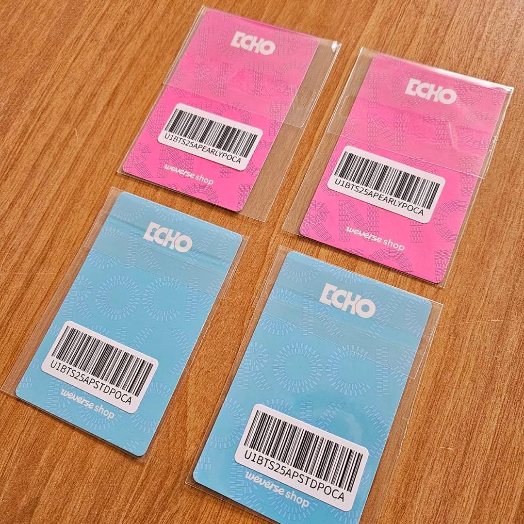 アーリーバード特典 BTS ジン Echo 未公開トレカ ミラー バッジ