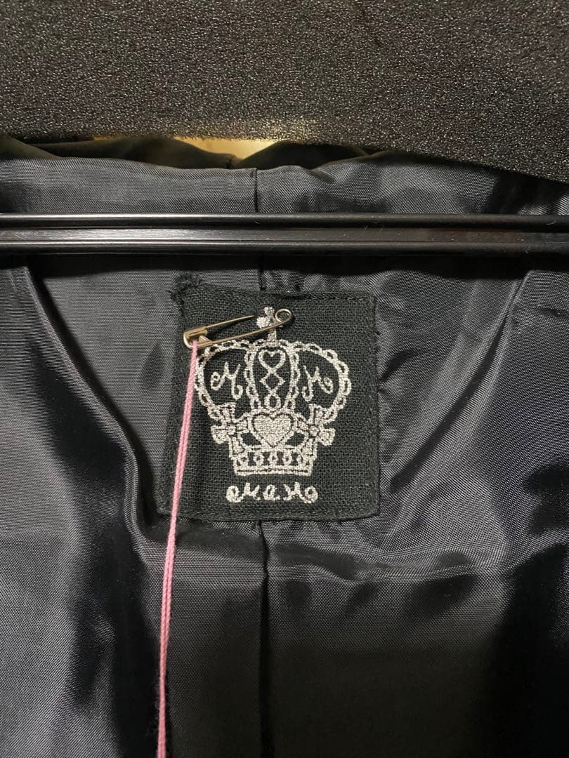 マキシマム　うさ耳フードコート　黒 ロリータ うさぎ