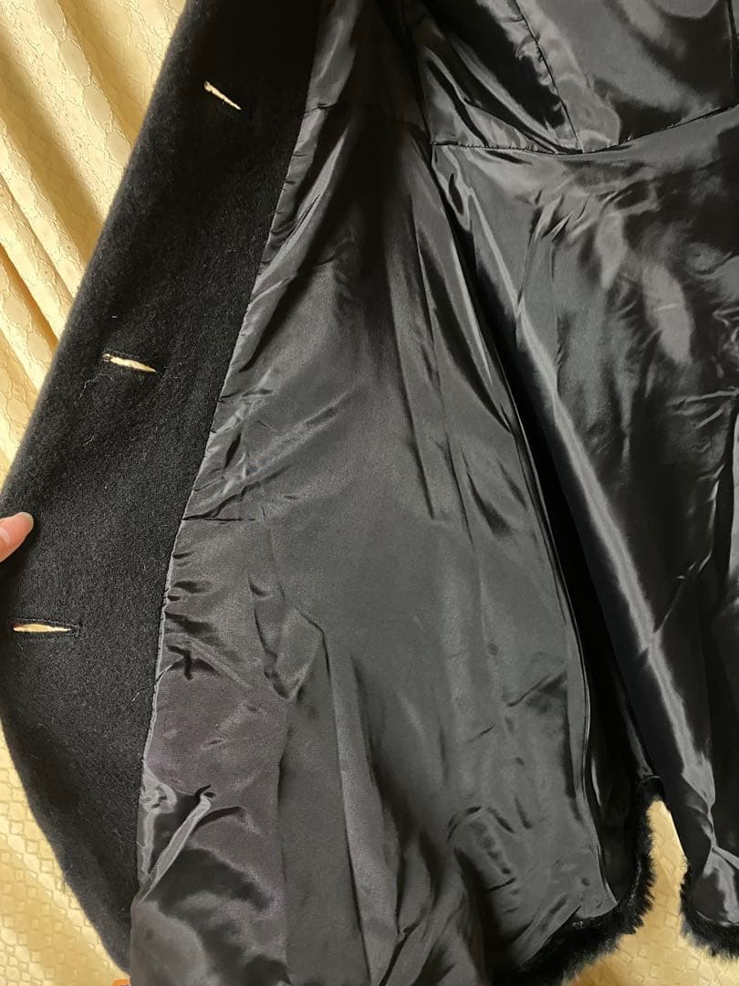 マキシマム　うさ耳フードコート　黒 ロリータ うさぎ