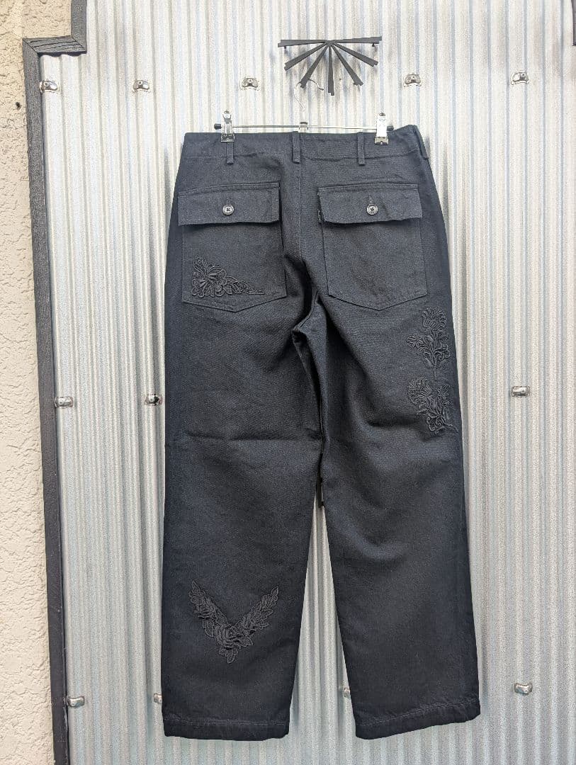 パンツ TUITACI LACE PATCH DENIM BAKER BLACK
